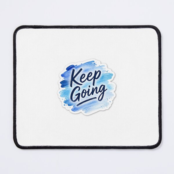 Item preview, Keep Going Watercolor Motivational Quote designed and sold by Saeed73.