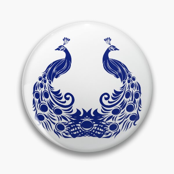 Item preview, Symmetrical Peacock Art Elegant Bird Design designed and sold by Justyna93.