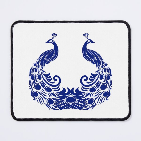 Item preview, Symmetrical Peacock Art Elegant Bird Design designed and sold by Justyna93.