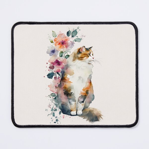 Item preview, Vintage Botanical Cat Design designed and sold by FloreDreamStudio.