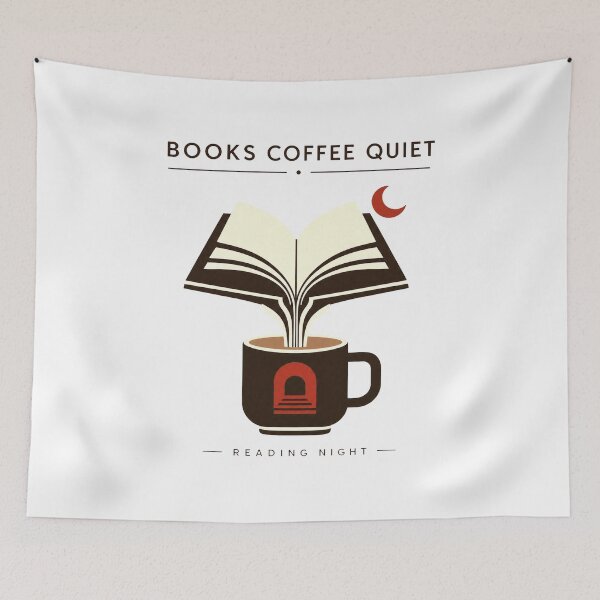 Item preview, Silent Book Club Reading Coffee designed and sold by pirminio.