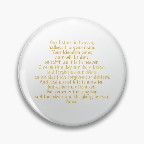 Item preview, Lord's Prayer Gold designed and sold by therodion.