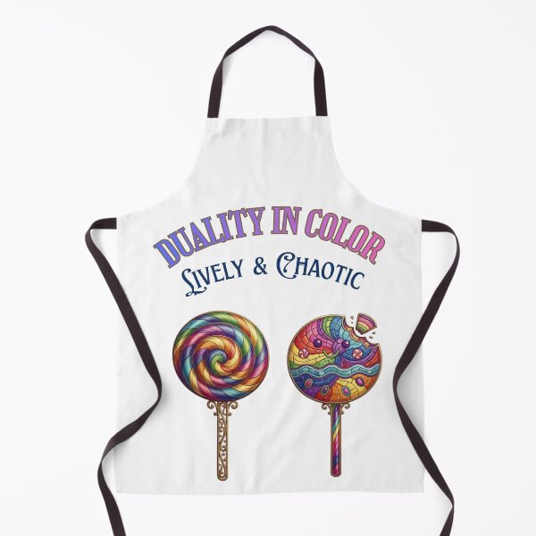 Item preview, Duality in Color – Sweet & Chaotic Lollipop Art designed and sold by Inka Moon Design.