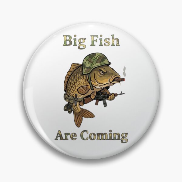 Item preview, Carp – Big Fish Are Coming Funny Fishing designed and sold by Stefanrajzer.