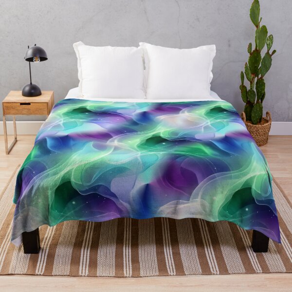 Item preview, Aurora Drift Seamless Pattern designed and sold by MoonwoodStudio.
