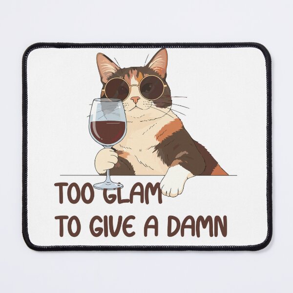 Item preview, Too Glam to give a DAMN designed and sold by Creative Owlet.