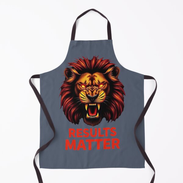 Item preview, Results Matter - Alpha Lion Success Mindset Quote designed and sold by Endless7Art.