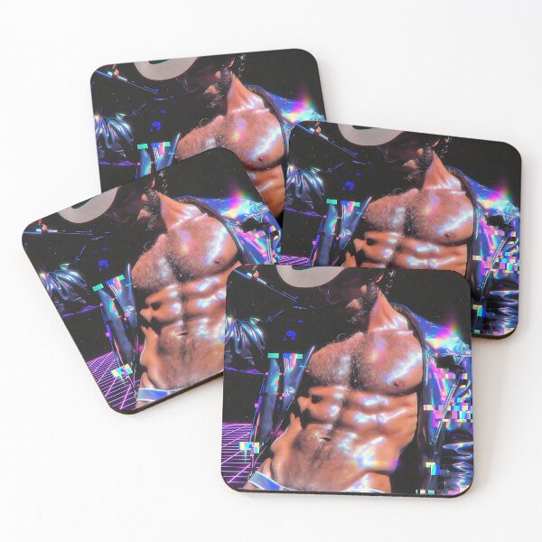 Item preview, Neon Cyber Cowboy in Holographic Jacket designed and sold by ZhivanCrimson.