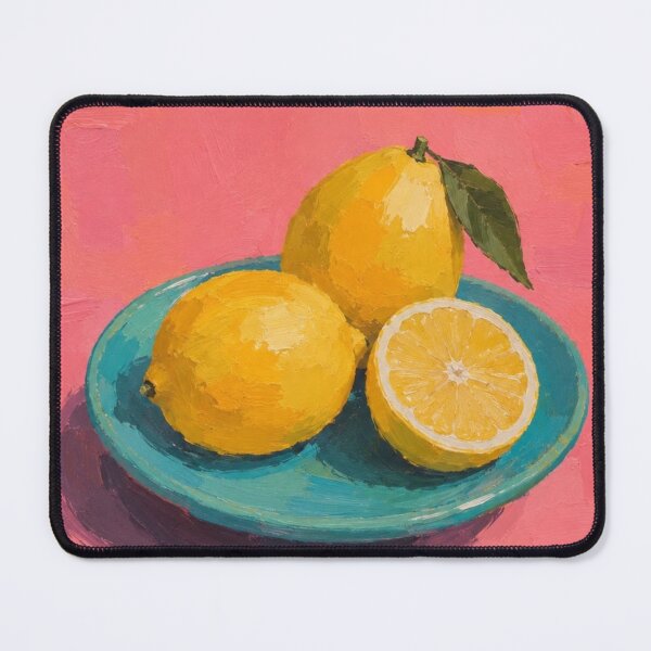 Item preview, Mediterranean Lemons Still Life - Modern Impressionist Painting designed and sold by CARRAANN.
