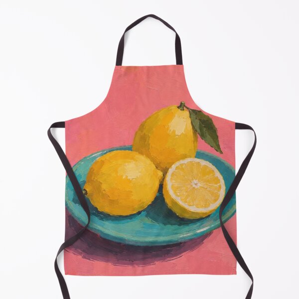 Item preview, Mediterranean Lemons Still Life - Modern Impressionist Painting designed and sold by CARRAANN.