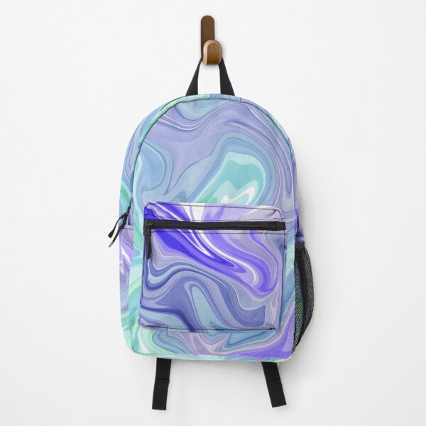Item preview, Dreamy Pastel Marble Swirl Abstract Art | Lavender Mint Blue Fluid Design designed and sold by GemniShop.