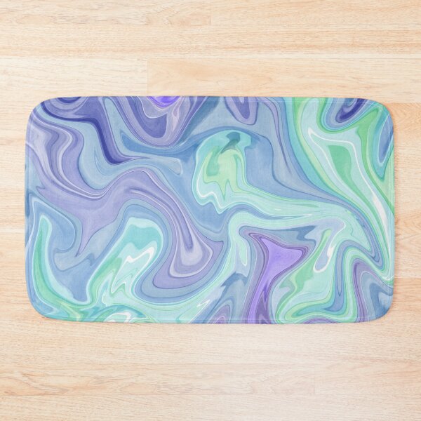Item preview, Dreamy Pastel Marble Swirl Abstract Art | Lavender Mint Blue Fluid Design designed and sold by GemniShop.