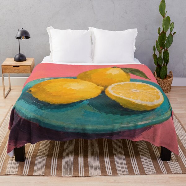 Item preview, Mediterranean Lemons Still Life - Modern Impressionist Painting designed and sold by CARRAANN.