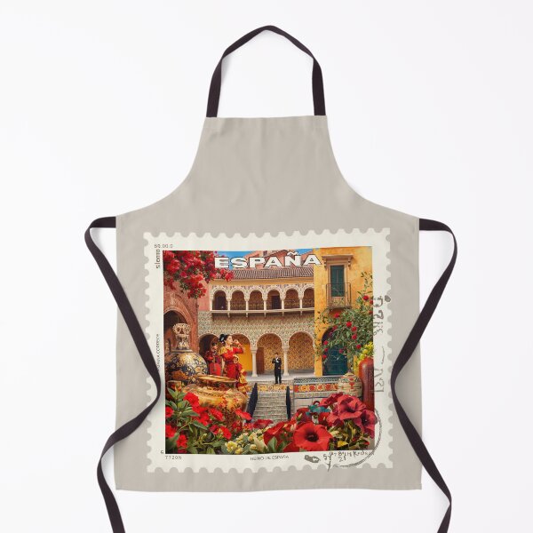 Item preview, España Postage Stamp – Flamenco, Spanish Architecture & Cultural Heritage Art designed and sold by Timeless Decor.