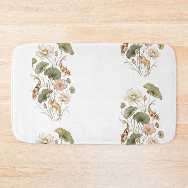 Item preview, Koi Fish And Lotus Flowers designed and sold by AvanasShop.