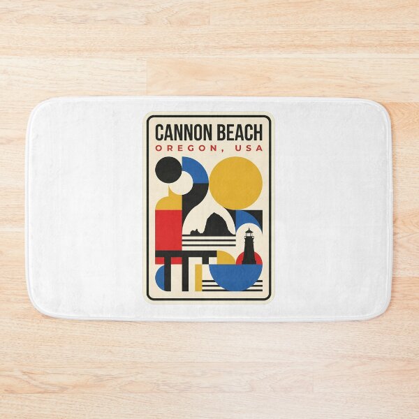 Item preview, Bauhaus Cannon Beach Oregon Haystack Rock Geometric designed and sold by k3rstman1.