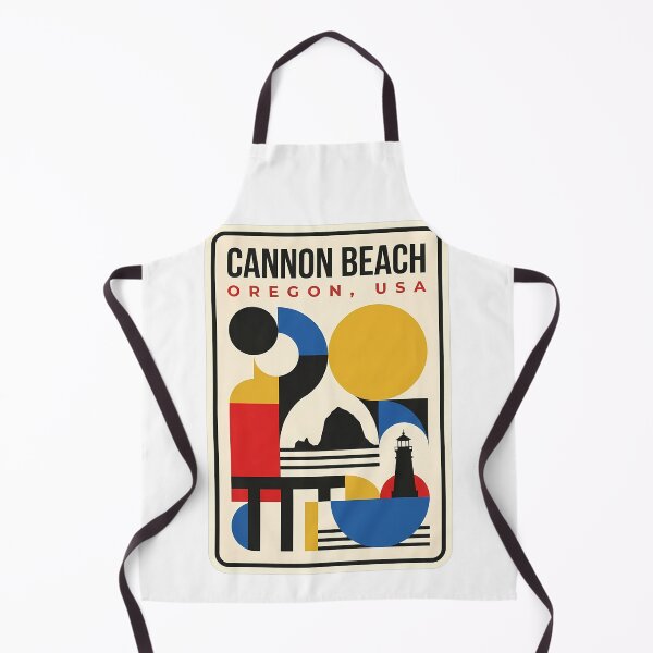 Item preview, Bauhaus Cannon Beach Oregon Haystack Rock Geometric designed and sold by k3rstman1.