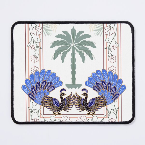 Item preview, Elegant Peacock Palm Tree Tropical Ornamental Art designed and sold by Justyna93.