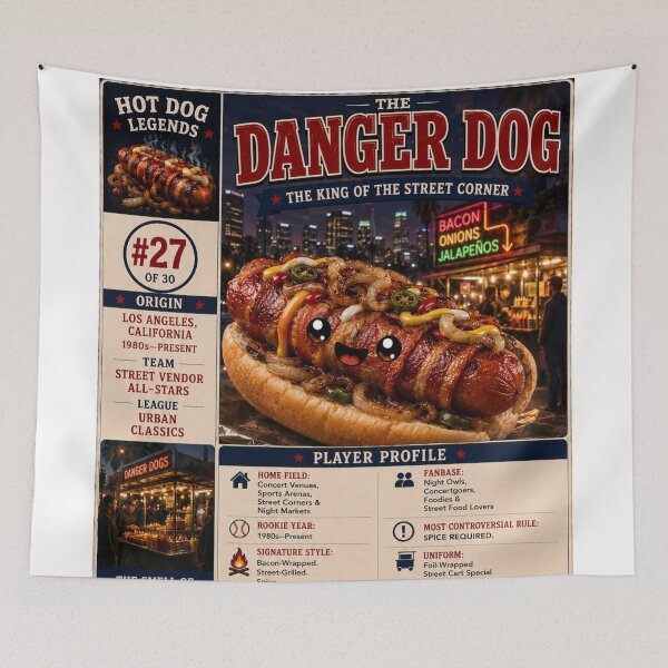 Item preview, Hotdog Heroes Danger Dog  designed and sold by 1mooreroy.