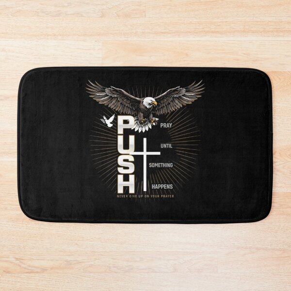 Item preview, Push Pray Until Something Happens Trust God Christian designed and sold by Redgiant87x.