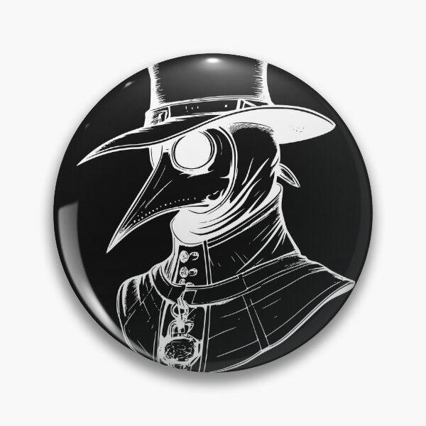Item preview, Gothic Plague Doctor Alchemist Amulet Woodcut White Ink T-Shirt designed and sold by DarkOriginArts.
