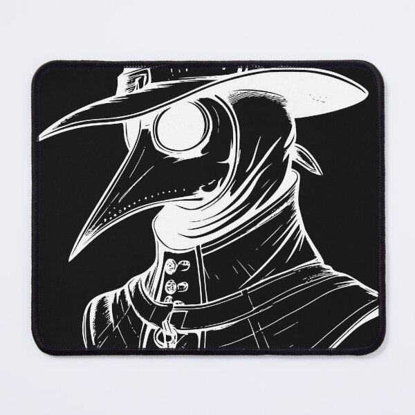 Item preview, Gothic Plague Doctor Alchemist Amulet Woodcut White Ink T-Shirt designed and sold by DarkOriginArts.