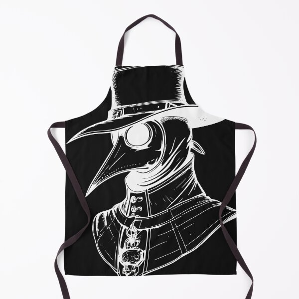 Item preview, Gothic Plague Doctor Alchemist Amulet Woodcut White Ink T-Shirt designed and sold by DarkOriginArts.