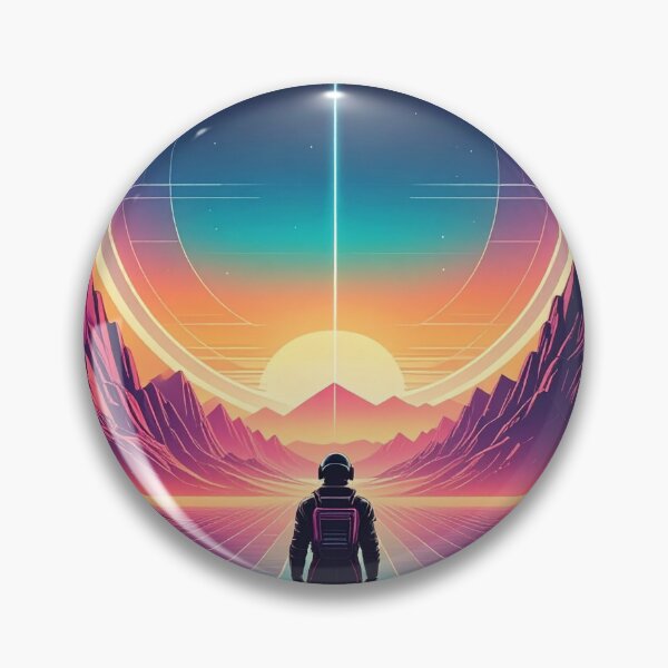 Item preview, a space traveler visiting alien planets designed and sold by PawelZmich.