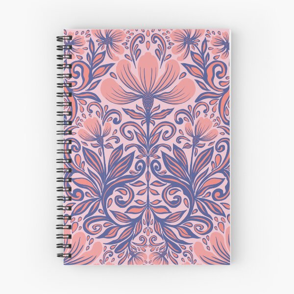 Item preview, Pink Vintage Floral Damask Pattern designed and sold by AneissPiaf.
