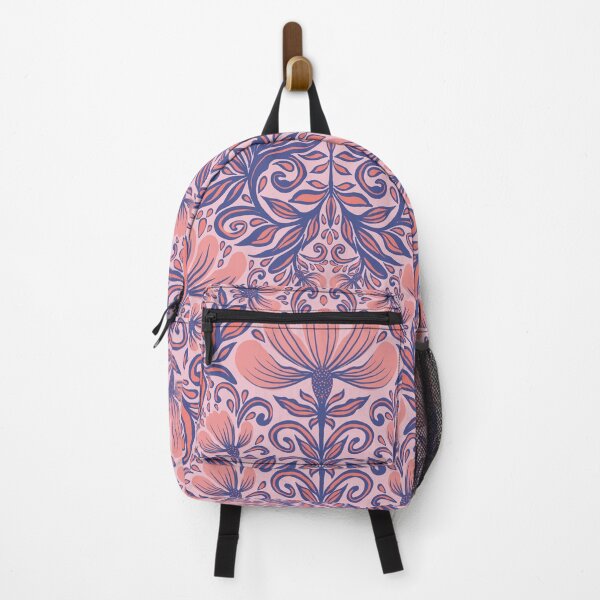 Item preview, Pink Vintage Floral Damask Pattern designed and sold by AneissPiaf.
