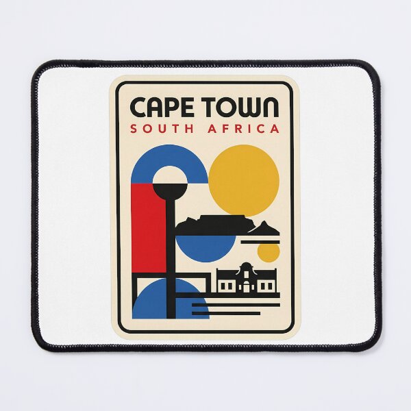 Item preview, Retro Geometric Cape Town South Africa Travel Art designed and sold by k3rstman1.