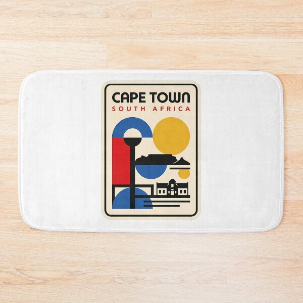 Item preview, Retro Geometric Cape Town South Africa Travel Art designed and sold by k3rstman1.