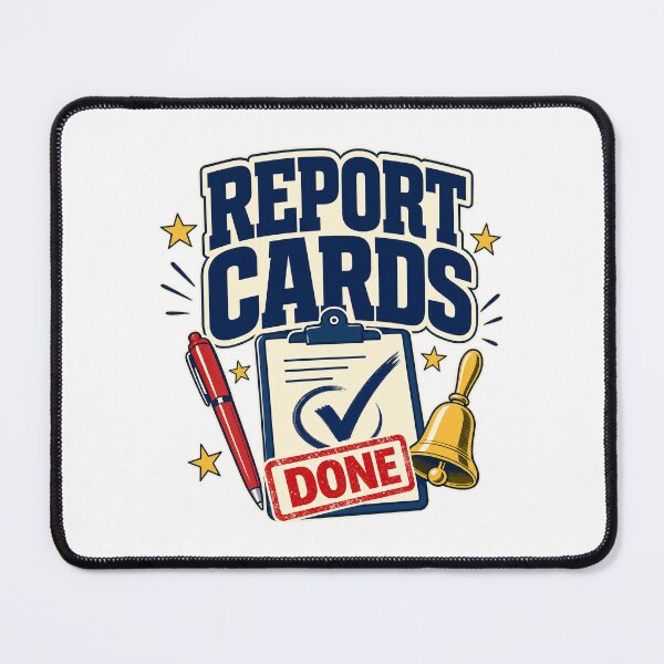 Item preview, Report cards ready, teacher humor designed and sold by pirminio.
