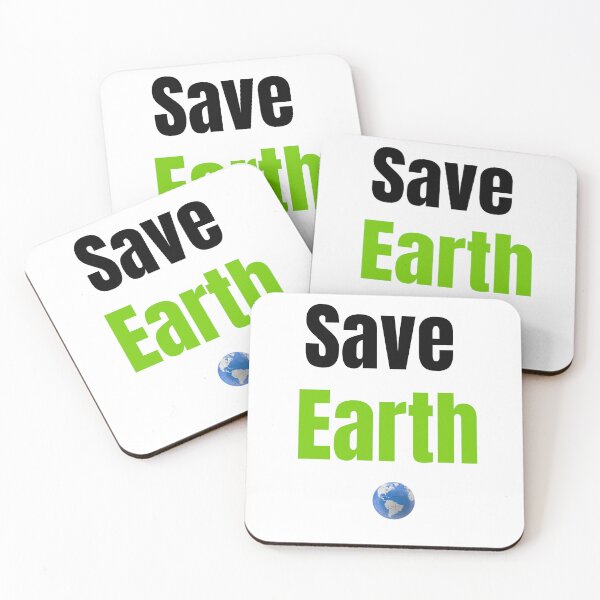 Item preview, Save Earth Minimal Typography T-Shirt designed and sold by Marathidesigns.