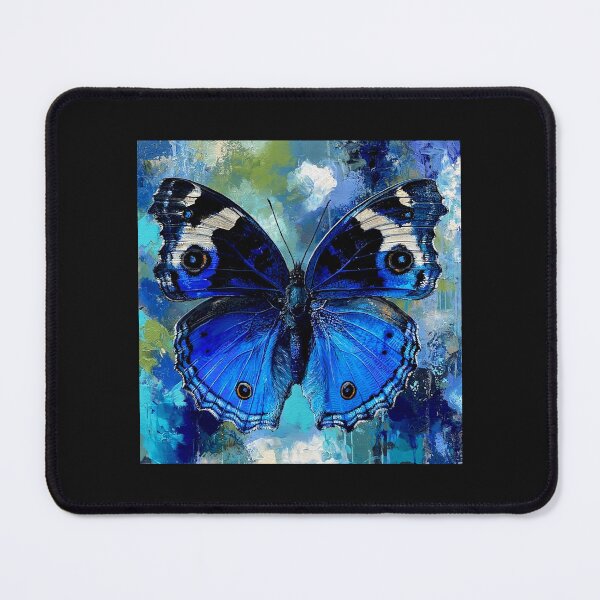 Item preview, Blue Pansy Butterfly (Junonia orithya): Nature's Living Sapphire #3 designed and sold by Helios Be. Lavsh.