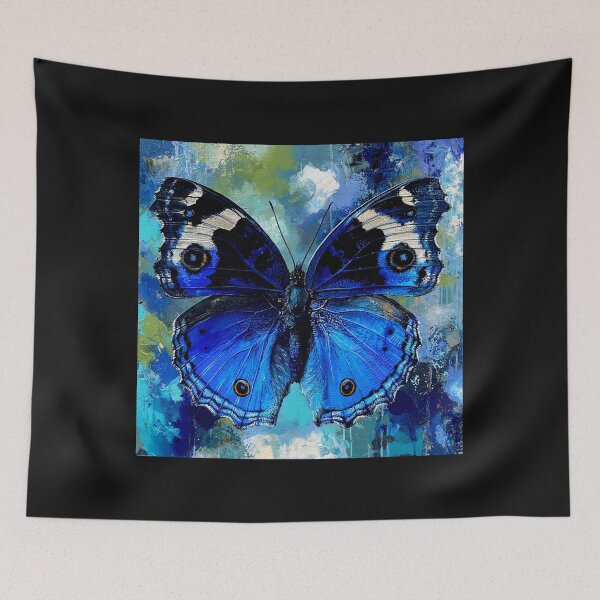 Item preview, Blue Pansy Butterfly (Junonia orithya): Nature's Living Sapphire #3 designed and sold by Helios Be. Lavsh.