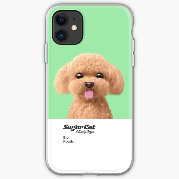 Elo the Poodle iPhone Soft Case
