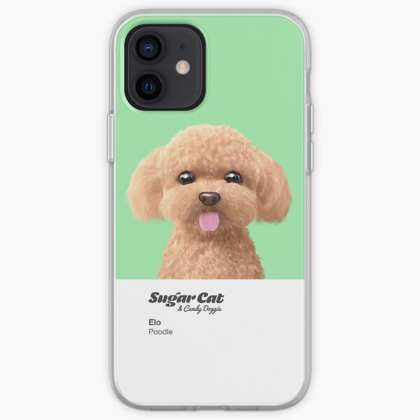 Elo the Poodle iPhone Soft Case