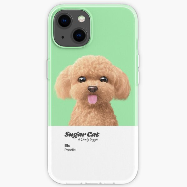 Elo the Poodle iPhone Soft Case