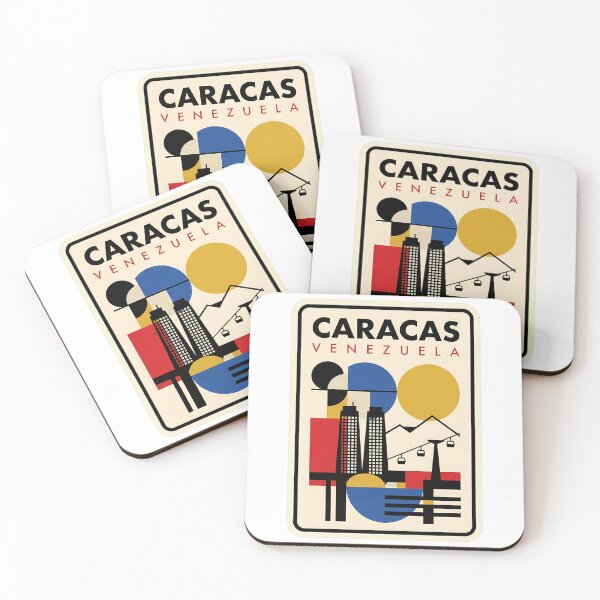 Item preview, Caracas Venezuela Retro Geometric Abstract Skyline designed and sold by k3rstman1.