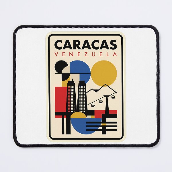 Item preview, Caracas Venezuela Retro Geometric Abstract Skyline designed and sold by k3rstman1.