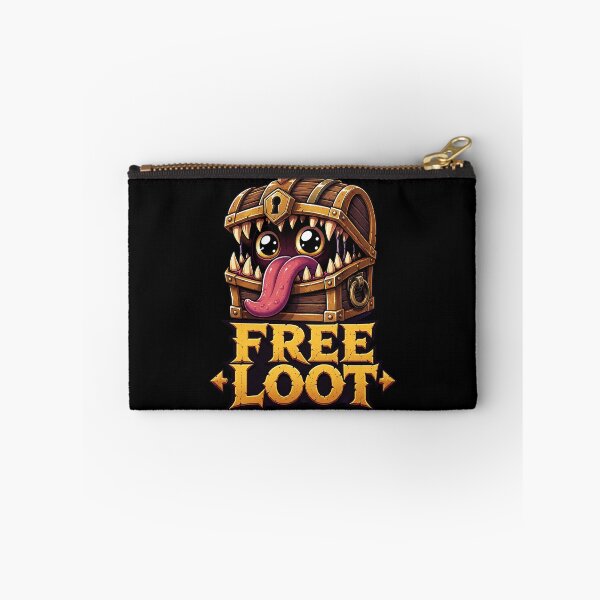 Item preview, Cute Mimic Monster - Free Loot Tabletop RPG Funny Gifts for Streamer and Gamer designed and sold by BadhbhArt.