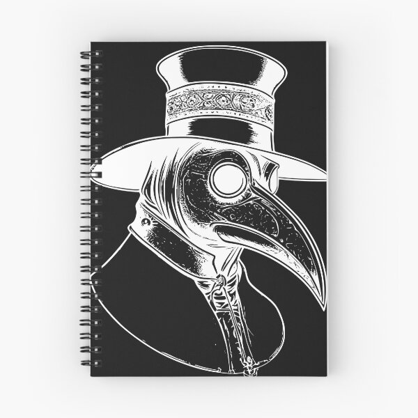 Item preview, Baroque Plague Doctor Filigree Woodcut White Ink T-Shirt designed and sold by DarkOriginArts.