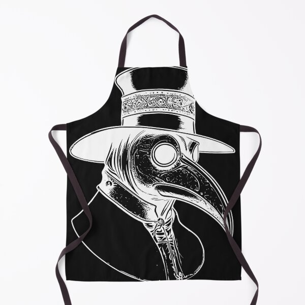 Item preview, Baroque Plague Doctor Filigree Woodcut White Ink T-Shirt designed and sold by DarkOriginArts.