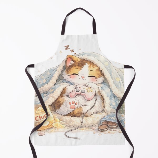 Item preview, Mochi Cozy Cat – Cozy Gaming Night designed and sold by Mochi Studio.