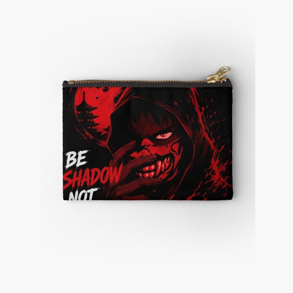 Item preview, Anime Poster | Be Shadow Not Prey T-Shirt | Dark Samurai Oni Mask Streetwear Graphic Tee designed and sold by AbstractAuraArt.