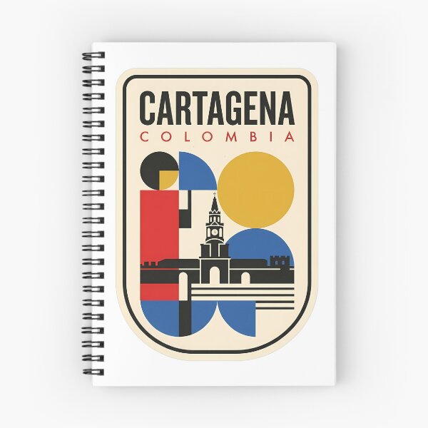 Item preview, Cartagena Colombia Geometric Bauhaus Travel Aesthetic designed and sold by k3rstman1.