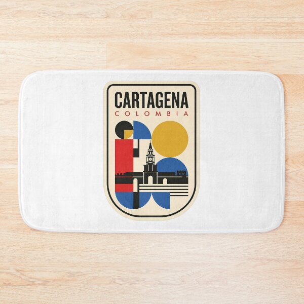 Item preview, Cartagena Colombia Geometric Bauhaus Travel Aesthetic designed and sold by k3rstman1.