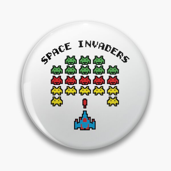 Item preview, Pixel Art Space Invaders Attack - Retro Arcade designed and sold by PixelCatalyst.
