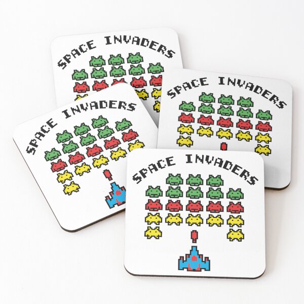 Item preview, Pixel Art Space Invaders Attack - Retro Arcade designed and sold by PixelCatalyst.